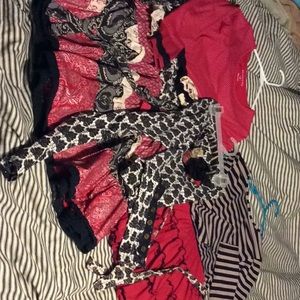 Persnickety two dresses and pants and headband set